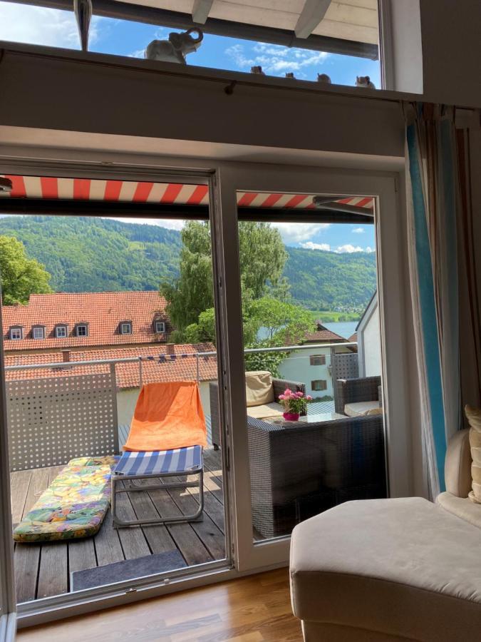 FeWo mit Seeblick Bodensdorf Exterior foto